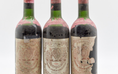 Chateau Pichon Baron 1961, 3 bottles