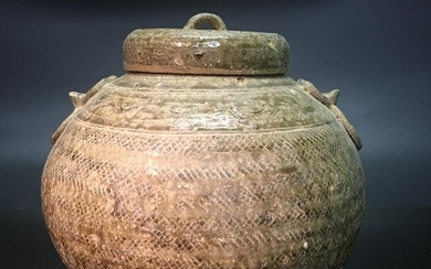 Chinese Yue Yao Jar and a Cover