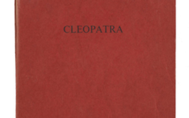 Cleopatra: an original shooting script
