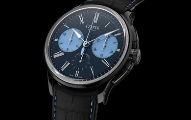 CZAPEK FAUBOURG DE CRACOVIE ONLY WATCH 2019 – COURAGE EVERY SECOND Based on Czapek’s COSC-certified, 5 Hz, integrated chronograph Faubourg de Cracovie, the Only Watch unique piece features a 5-grade titanium case with ADLC® coating and a magnificent...
