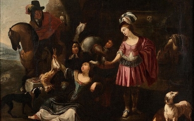 ECOLE HOLLANDAISE VERS 1680, SUIVEUR DE LUDOLF DE JONGHE LE...
