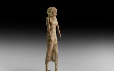 Egyptian Standing Wooden Figure