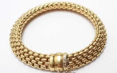 FOPE Vendome 18K Yellow Gold Flex Italian Bracelet