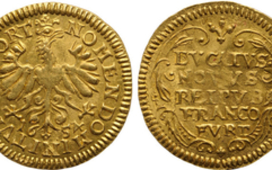 German States, Frankfurt, Gold Ducat, 1654