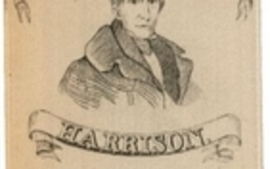 "HARRISON OUR COUNTRY'S HOPE" 1840 RIBBON.