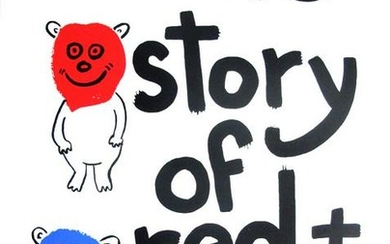 Keith Haring - Story of Red and Blue Cover Portfolio
