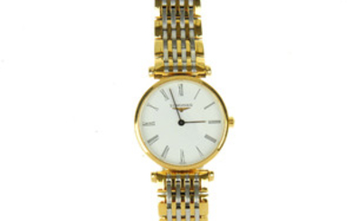 LONGINES - a lady's gold plated La Grande Classique bracelet watch with a Tissot and Gucci watch. View more details
