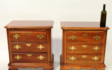 Pair of mahogany nightstands