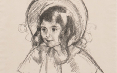 Mary Cassatt (American, 1844-1926) Sara Wearing her Bonnet and Coat