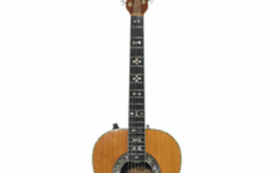 OVATION INSTRUMENTS, NEW HARTFORD, 1976, AN ACOUSTIC-ELECTRIC GUITAR, CUSTOM LEGEND, 1619-4
