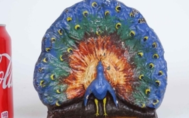 Peacock Doorstop