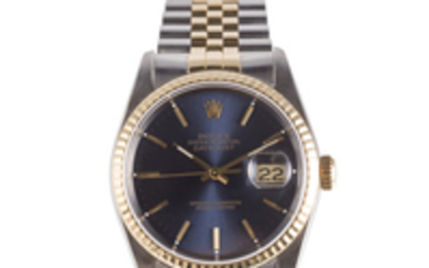 ROLEX DATEJUST STEEL AND GOLD