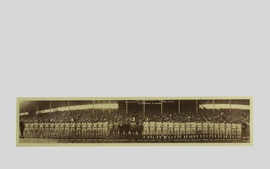 Sepiatone Panoramic Print 1st Negro League World Series