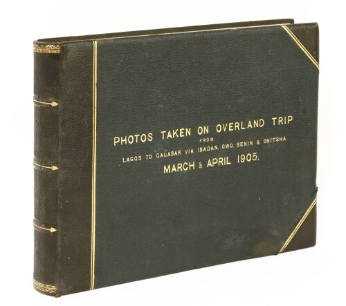PHOTOGRAPH ALBUM (Possibly by Sir Walter Egerton): Photos Taken on overland trip from Lagos to Calabar via Ibadan