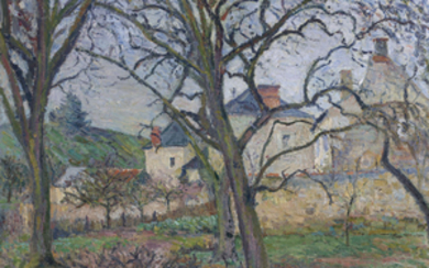 Camille Pissarro (1830-1903), Le jardin de Maubuisson, vu vers la côte Saint-Denis, Pontoise