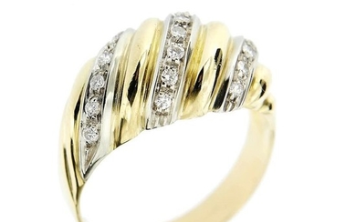 18 kt. Yellow gold - Ring - 0.57 ct Diamond