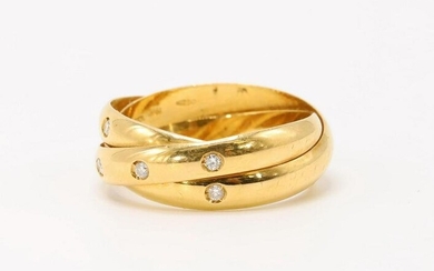 18KY Gold Diamond Ring