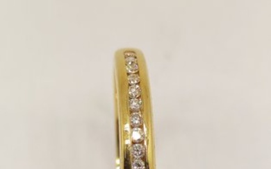 19,2 kt. Yellow gold - Ring - 0.24 ct Diamond