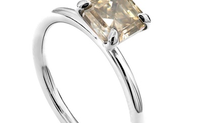 1.92 tcw Diamond Ring - 14 kt. White gold - Ring - 1.92 ct Diamond