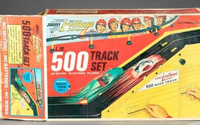 1968-69 Topper Johnny Lightning 500 Track set OB.