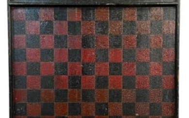 19th C. Hand Painted Game Board