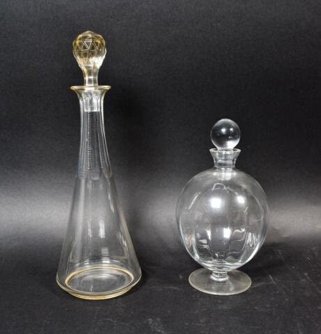 2 Glass Decanters