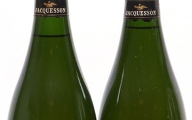 2 bts. Champagne Brut Grand Cru Blanc de Blancs “Avize”, Jacquesson 1996 A (hf/in).