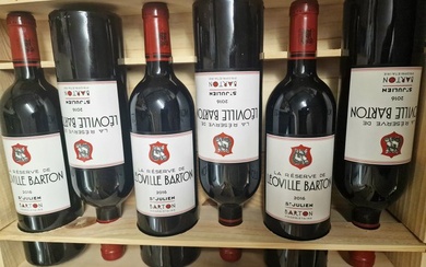 2016 La Reserve de Leoville Barton, 2nd wine of Chateau Leoville Barton - Bordeaux - 6 Bottles (0.75L)