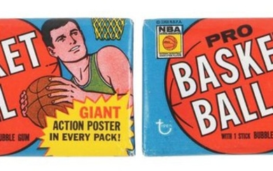 Lot of 2: 1970-71 Topps Basketball 1st Series Wax