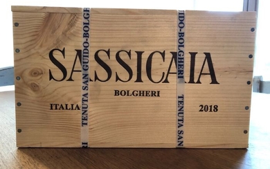 2018 Tenuta San Guido Sassicaia - Bolgheri - 6 Bottles (0.75L)