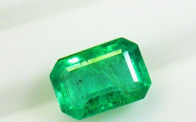 2.27 Ctw Natural Zambian Emerald Octagon Cut