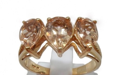 IL Gold, Yellow gold - Ring, 3.80 carats total envrion - 1.80 ct Topaz - Topazs, Imperial Topazes