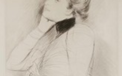 Paul César Helleu (1859 1927) Femme au fauteuil, u…