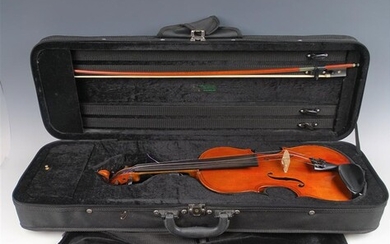 (-), 4/4 viool met dubbele randinleg, Maggini-model, met...