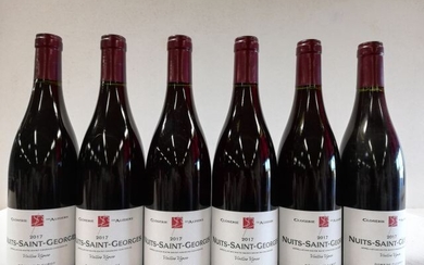 6 bouteilles de Nuits St George. 2017. Vieilles Vignes. Domaine Fleurot. La Closerie des Alisiers...