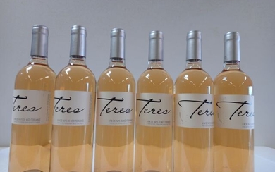 6 bouteilles de Rosé Tères. s/m. Domaine... - Lot 17 - Enchères Maisons-Laffitte