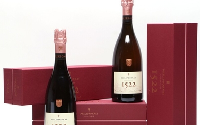 6 bts. Champagne Extra Brut Rosé “Cuvée 1522”, Philipponnat 2008 A (hf/in). Oc.