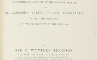 VOYAGE OF THE CHALLENGER., 1. CAMPBELL, GEORGE GRANVILLE, LORD. 1850-1915.
