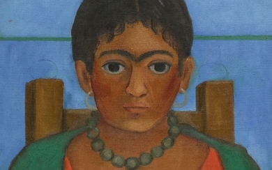 NIÑA CON COLLAR, Frida Kahlo(1910-1954)