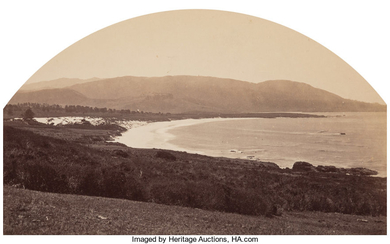 Carleton E. Watkins (1829-1916), Carmel Beach from Cypress Drive