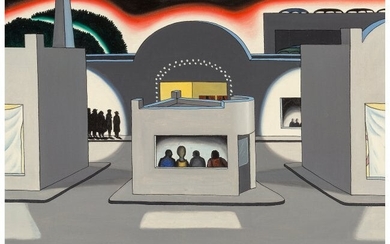 77117: Roger Brown (1941-1997) All Night Stand, 1969 Ac