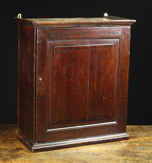 A Late 18th/Early 19th Century Oak Table Cabinet.