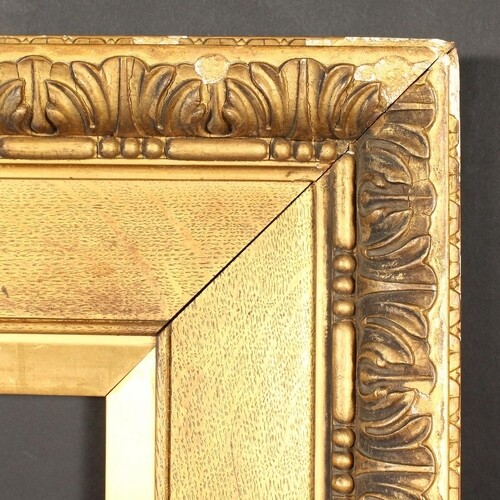 A 19th Century Watts frame, rebate size 30" x 50" (76 x 127c...