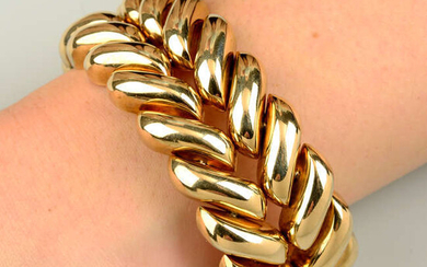 A 9ct gold bracelet, by Kutchinsky.