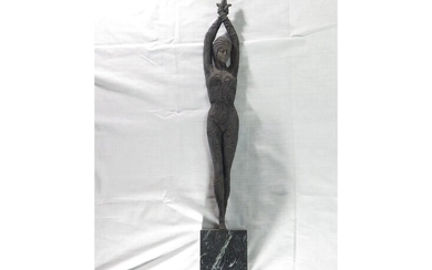 A BRONZE FIGURE 'STAR FISH DANCER' IN THE STYLE OF D.H.CHIPARUS