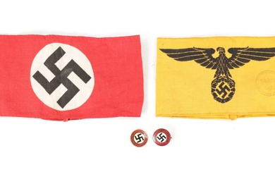 A COLLECTION OF GERMAN WWII THIRD REICH ITEMS comprising...