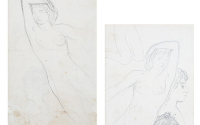 A DOUBLE-SIDED NUDE BY PIERRE BONNARD (FRENCH 1867-1947)