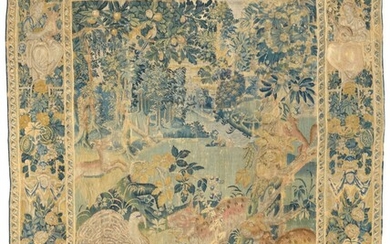 A FLEMISH VERDURE GAMEPARK TAPESTRY, LATE 16TH/EARLY 17TH CENTURY