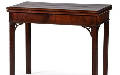 A George III Chippendale Mahogany Game Table