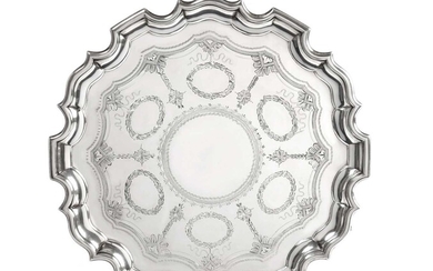 A George V Silver Salver by Martin Hall and Co. Ltd., Sheffield, 1915